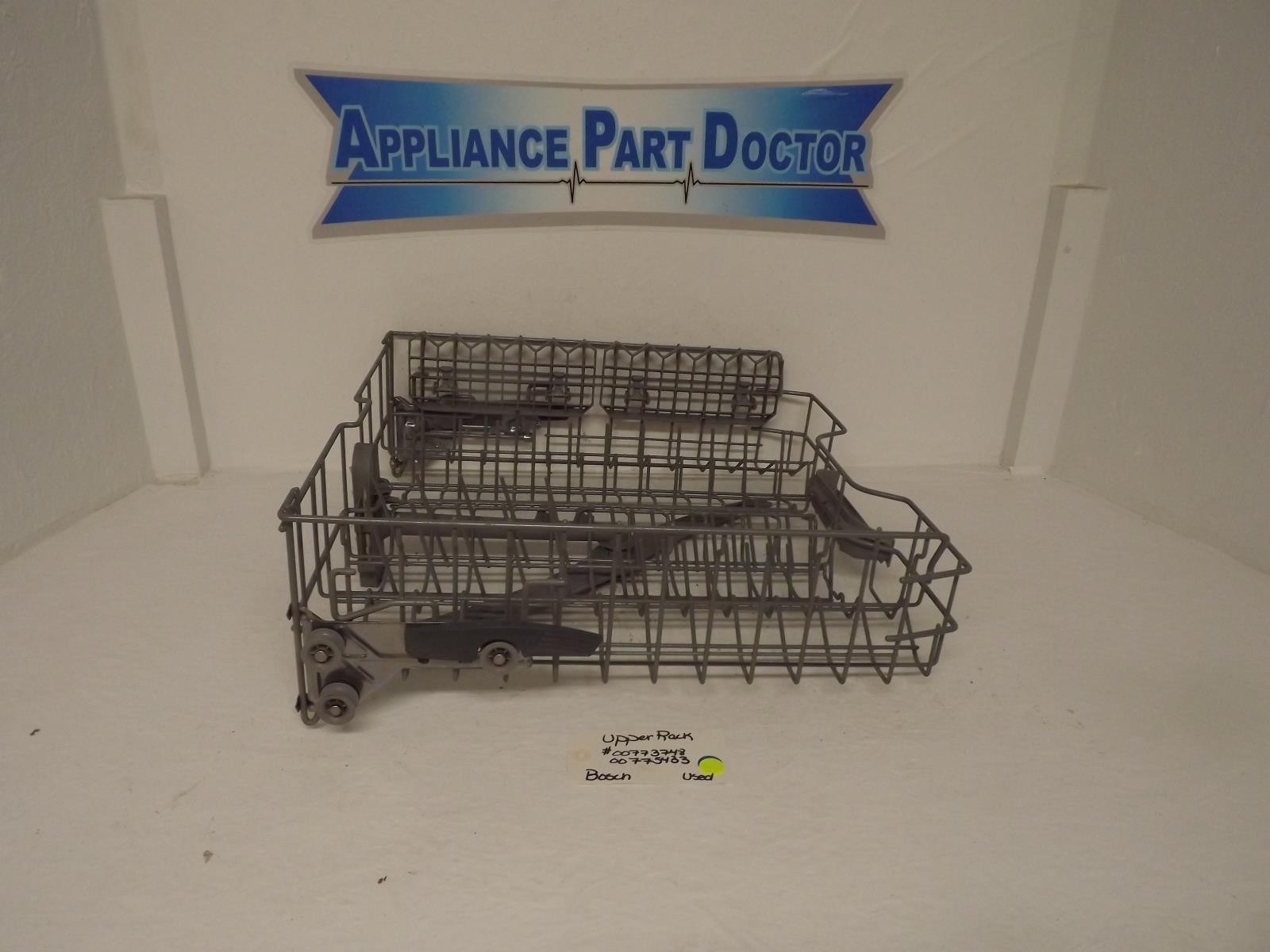 Bosch Dishwasher 00773748 00775433 Upper Rack Used Bosch Dishwasher 00773748 00775433 Upper Rack Used